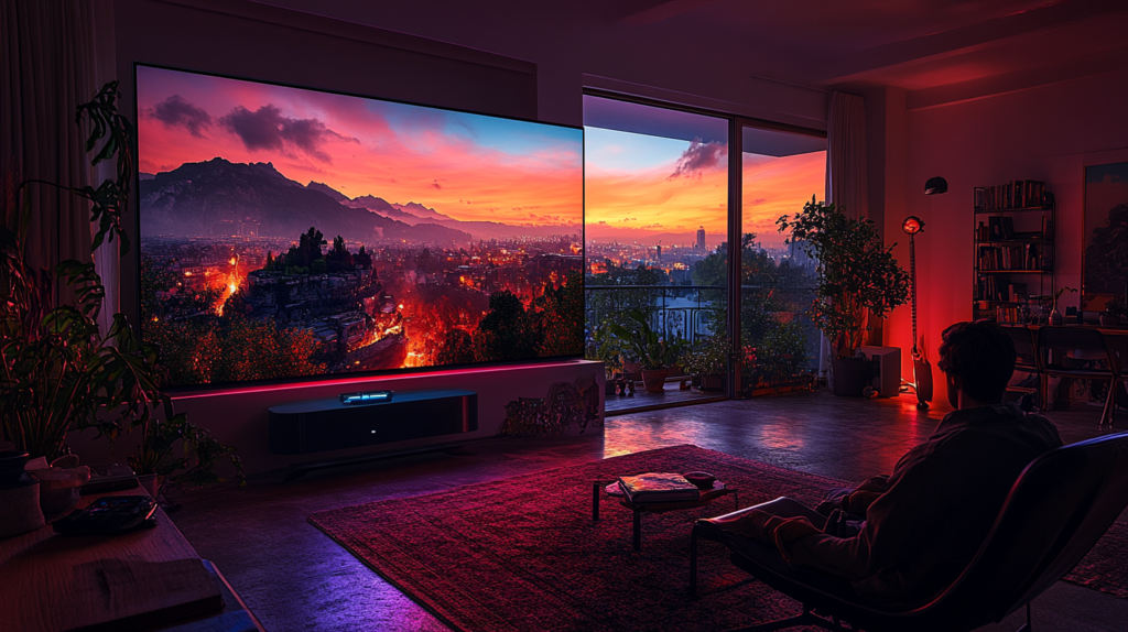 lobito4512_A_futuristic_gaming_setup_with_a_Samsung_Neo_QLED__8266b04b-611b-4ce4-b1d8-d71f218ed7a2_2