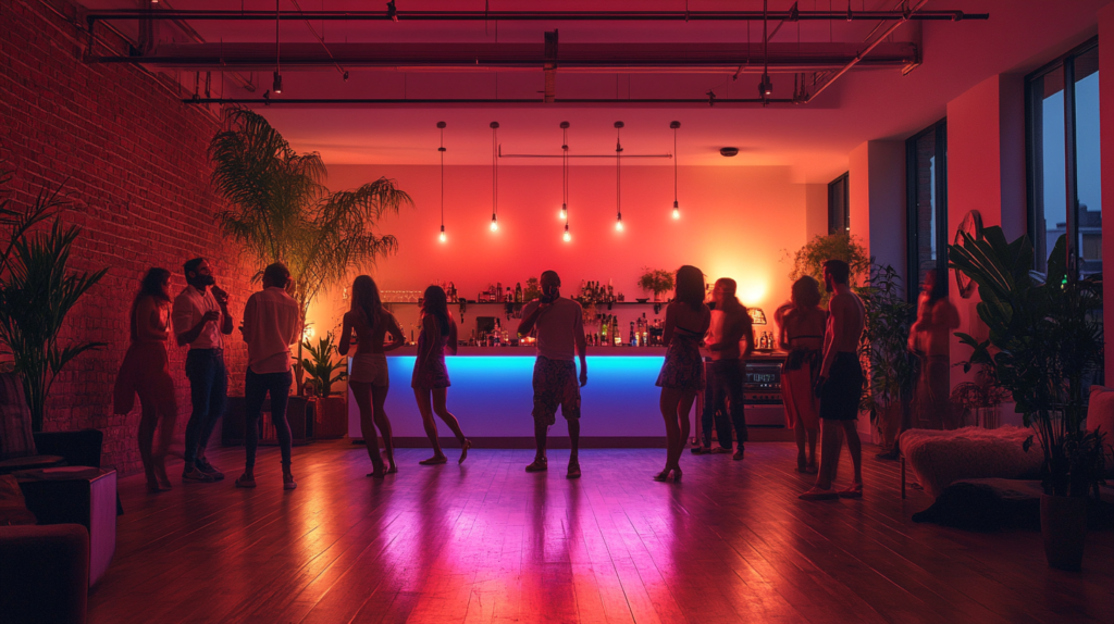 lobito4512_A_lively_indoor_party_at_night_with_Philips_Hue_Sm_d6f651f0-9b52-4bad-b45b-e898f7530e0a_2