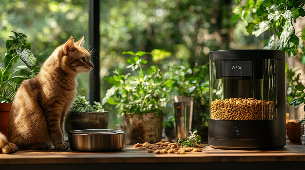 lobito4512_A_photorealistic_Petlibro_Smart_Feeder_black_5-lit_6ce09a31-a545-40bb-96f6-095e5fb124c3_2