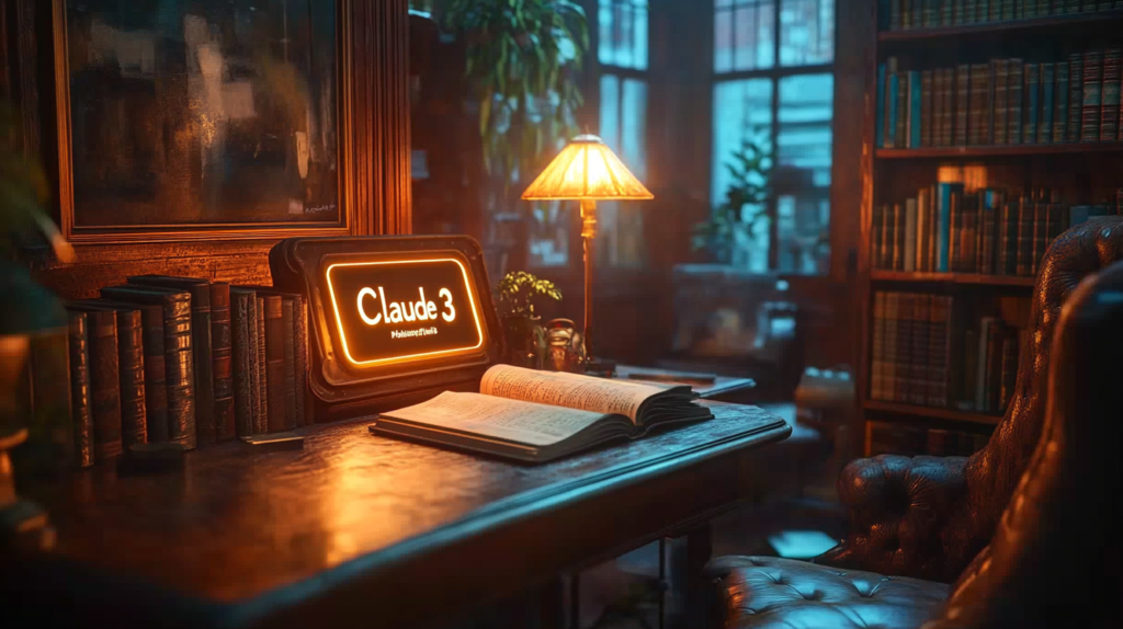 lobito4512_A_serene_writers_desk_with_a_glowing_holographic_m_2ca1c025-2d84-4fde-9798-7d78e888d469_2
